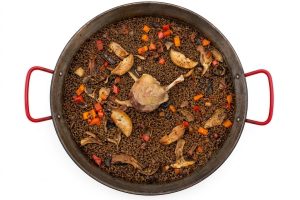 Arroz de pato, foie y boletus